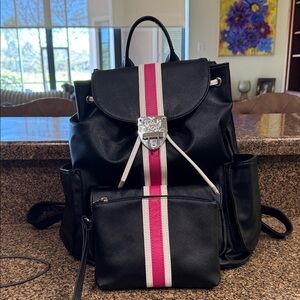 Court Couture Backpack & Clutch